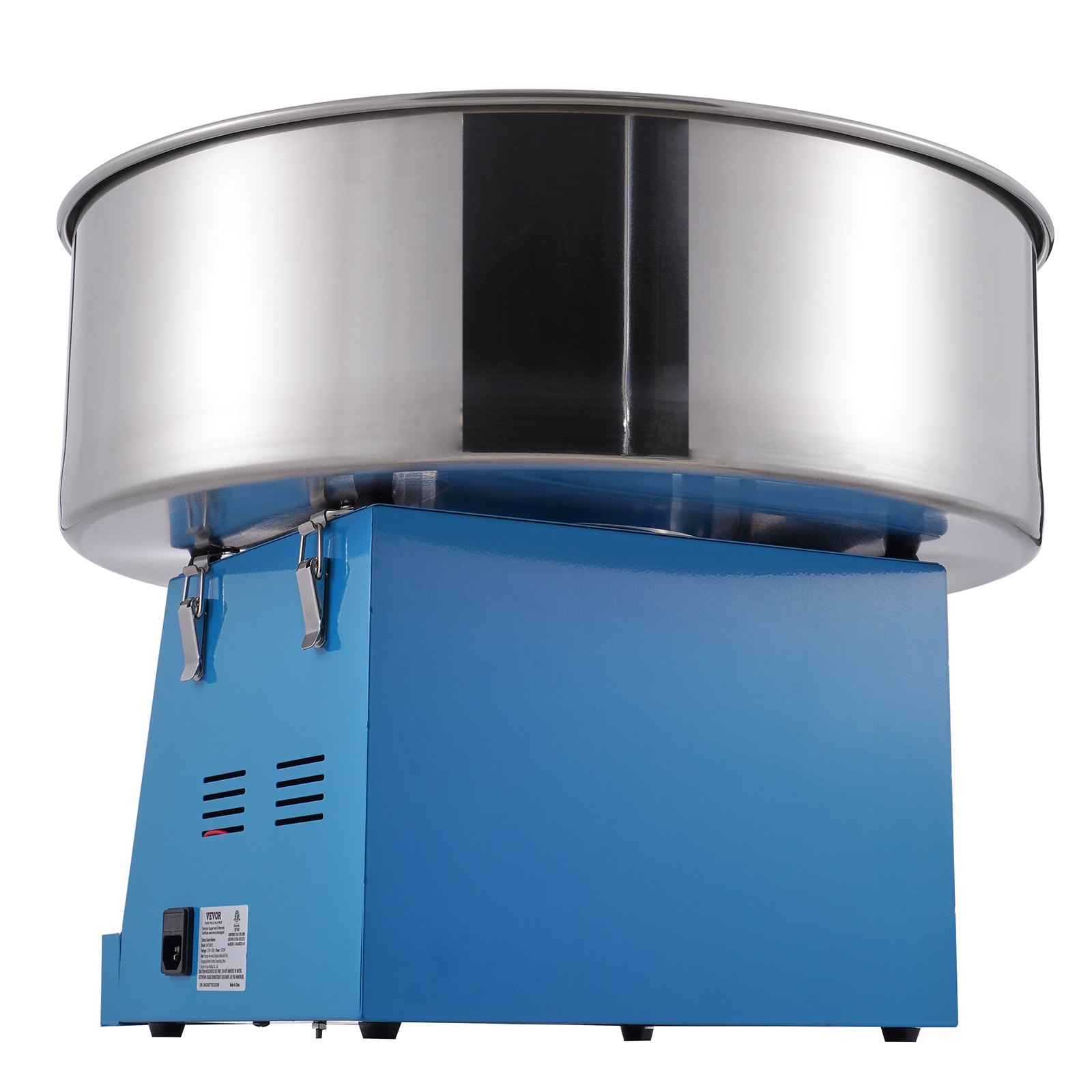 VEVOR Máquina Eléctrica de Algodón de Azúcar, Máquina de Algodón de Azúcar de 1000 W, Máquina de Algodón de Azúcar con Tazón de Acero Inoxidable y Cuchara de Azúcar, para el Hogar, Fiesta, Azul
