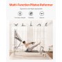 VEVOR Reformer Máquina de Pilates de Aleación de Aluminio Gimnasio Hasta 181,4kg