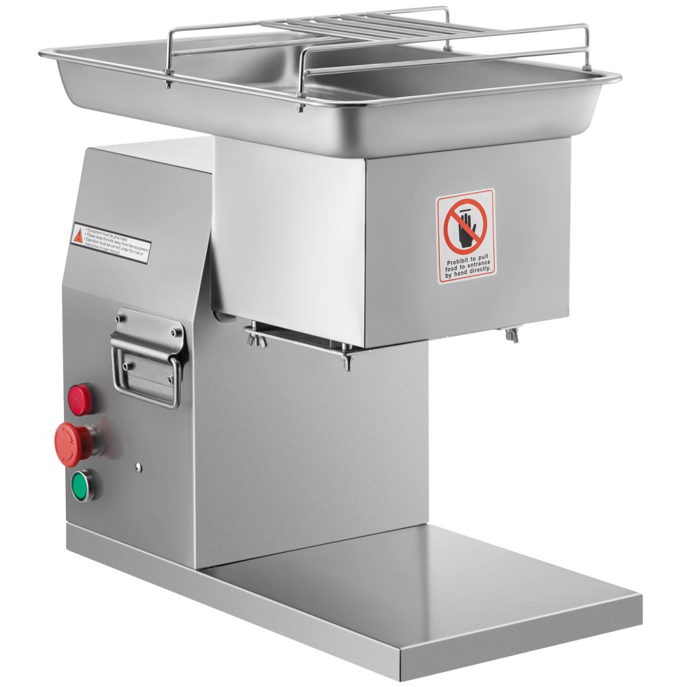 250Kg/H VERTICAL MÁQUINA DE CORTAR CARNE VACA CORDERO ACERO INOXIDABLE 220V