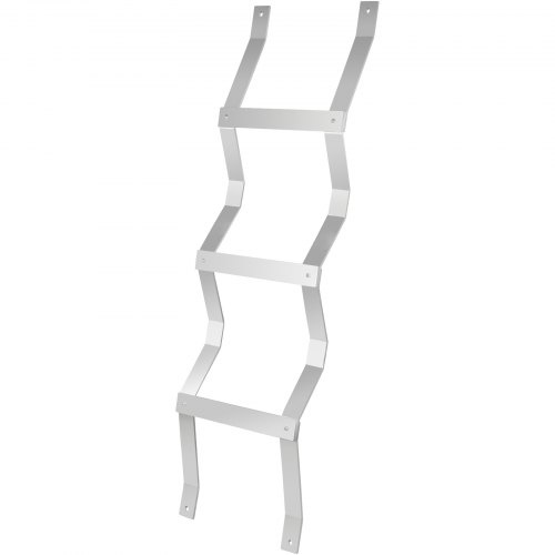 Vevor 3 Pasos Escalera De Escape Sótano Salida De Emergencia Aluminio 400 Ibs
