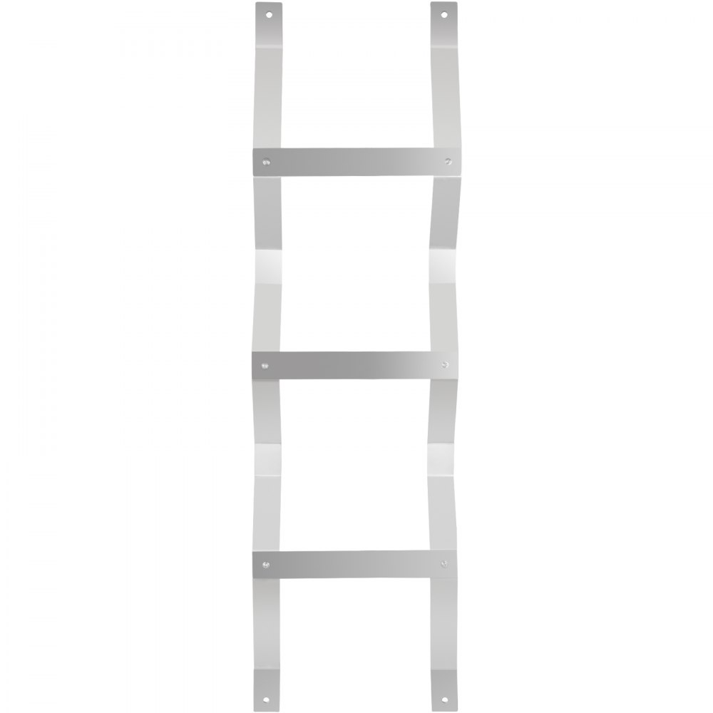 Vevor 3 Pasos Escalera De Escape Sótano Salida De Emergencia Aluminio 400 Ibs
