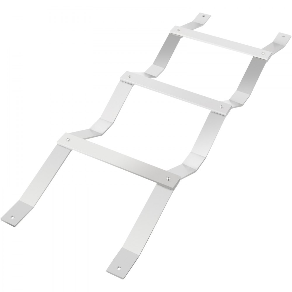 Vevor 3 Pasos Escalera De Escape Sótano Salida De Emergencia Aluminio 400 Ibs