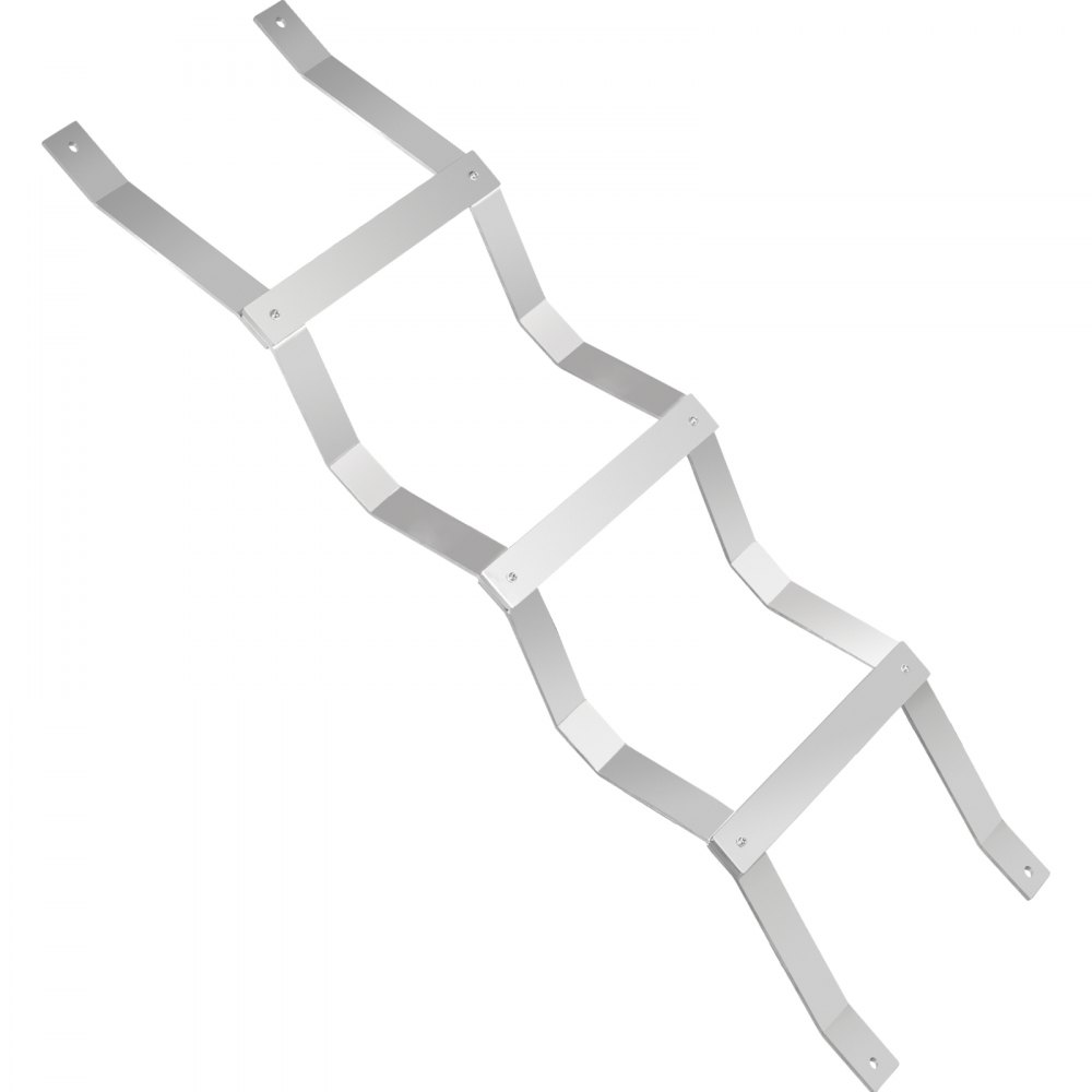 Vevor 3 Pasos Escalera De Escape Sótano Salida De Emergencia Aluminio 400 Ibs