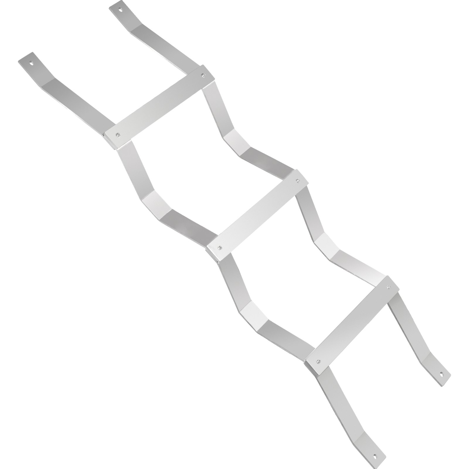 Vevor 3 Pasos Escalera De Escape Sótano Salida De Emergencia Aluminio 400 Ibs