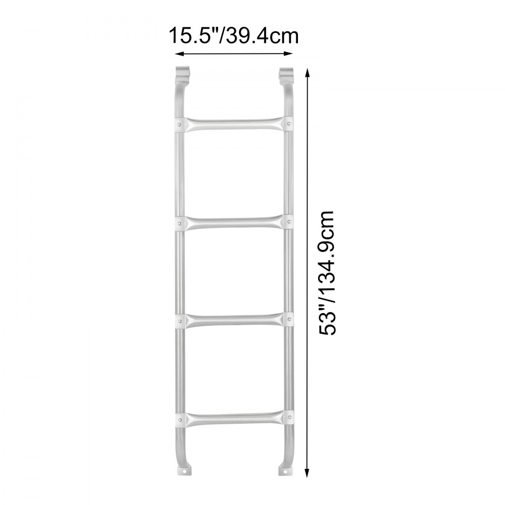 Vevor 4 Pasos Escalera De Escape Sótano Ventana Salida De Emergencia 400 Ibs