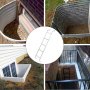 Vevor 5 Pasos Escalera De Escape Sótano Ventana Salida De Emergencia 400 Ibs