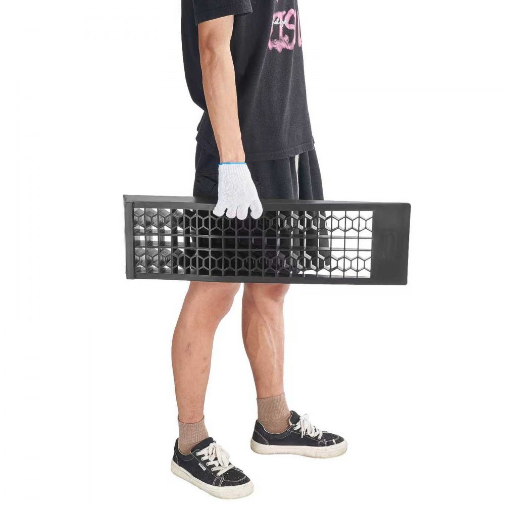 VEVOR Rampas para Coche, Portátiles y Planas, para Mantenimiento de Garajes, Cambio de Aceite y Vehículos de Chasis Bajo, Capacidad de Carga 9072 kg, Ayuda para Subir, 697 x 200 x 76 mm, 4 uds