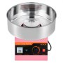 VEVOR Cotton Candy Machine Commercial, 1000W Electric Candy Floss Maker, Easy Use with 38cm Stainless Steel Bowl and Sugar Scoop, Makes Hard Candy for Home Kids Birthday, Family Party, Pink