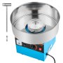 VEVOR Cotton Candy Machine Commercial, 1000W Electric Candy Floss Maker, Easy Use with 38cm Stainless Steel Bowl and Sugar Scoop, Makes Hard Candy for Home Kids Birthday, Family Party, Blue