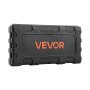 VEVOR Juego de Vasos de 6,4 mm, SAE y Métricos, Profundos y Estándar, para Mecánicos con Estuche, Acero de Aleación CR-V Cromado, para Reparación de Automóviles, 46 Piezas, 283 x 144 x 45 mm
