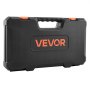 VEVOR Socket Set, 33 Pieces, 12.7 mm Drive Socket and Ratchet Set, SAE and Metric, Mechanic Tool Kit with Ratchet Wrench, Extension Bar and Storage Case, CR-V Alloy Steel, for Automotive Repair