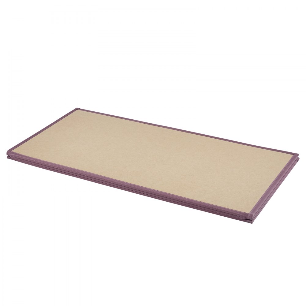 VEVOR Colchón de Tatami Japonés Plegable de 2032 x 1397 x 13 mm, Tatami de Ratán Natural Tejido a Mano, Colchón de Suelo Japonés Antideslizante para Dormir, Meditación, Yoga, Relajación, Marrón