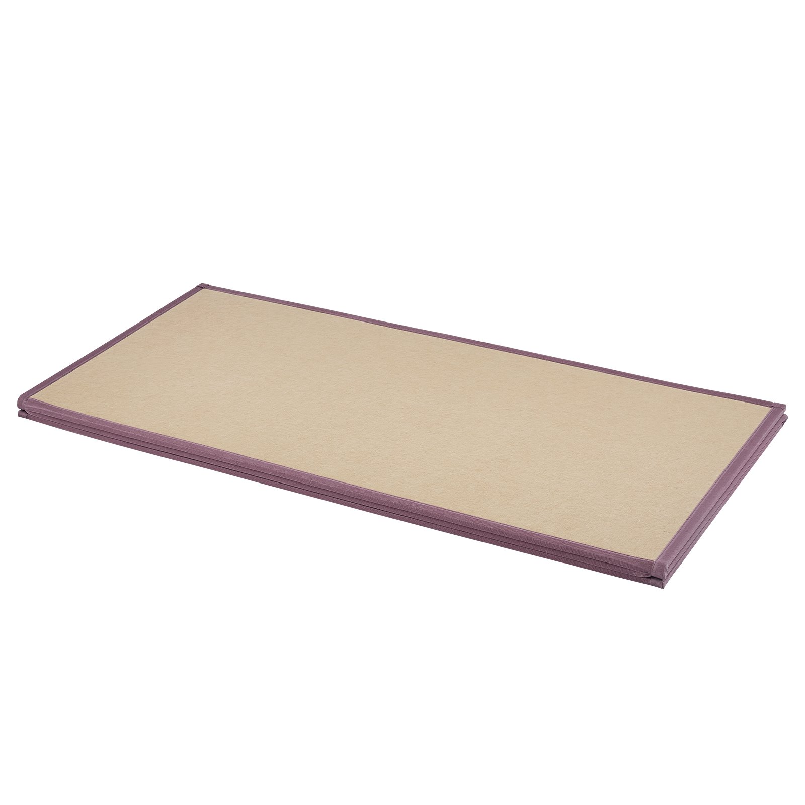 VEVOR Colchón de Tatami Japonés Plegable de 2032 x 1397 x 13 mm, Tatami de Ratán Natural Tejido a Mano, Colchón de Suelo Japonés Antideslizante para Dormir, Meditación, Yoga, Relajación, Marrón