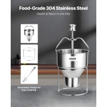 VEVOR Depositador de Donas Manual Acero Inoxidable con Tolva Gotero para Donas