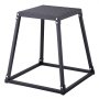 VEVOR 3-Piece Plyometric Jump Boxes, 305/458/609 mm Plyometric Box Black, Non-Slip Fitness Exercise Step-Up Box Set for Home Fitness Training, Conditioning Strength Training, Jump Training Portable