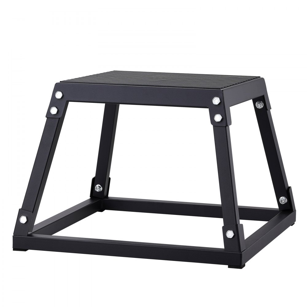 VEVOR Caja Pliométrica Plataforma Pliométrica Antideslizante 305 mm de Alto Carga 227 kg Caja de Salto Culturismo Fitness Crossfit para Entrenamiento Pliométrico Flexiones Sentadillas Gimnasio Hogar