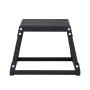 VEVOR Plyometric Jump Box, 305 mm Plyo Box, Plyometric Platform Plyo Box Black, Non-Slip Fitness Exercise Step-Up Box for Home Training, Conditioning Strength Training, Thigh Training