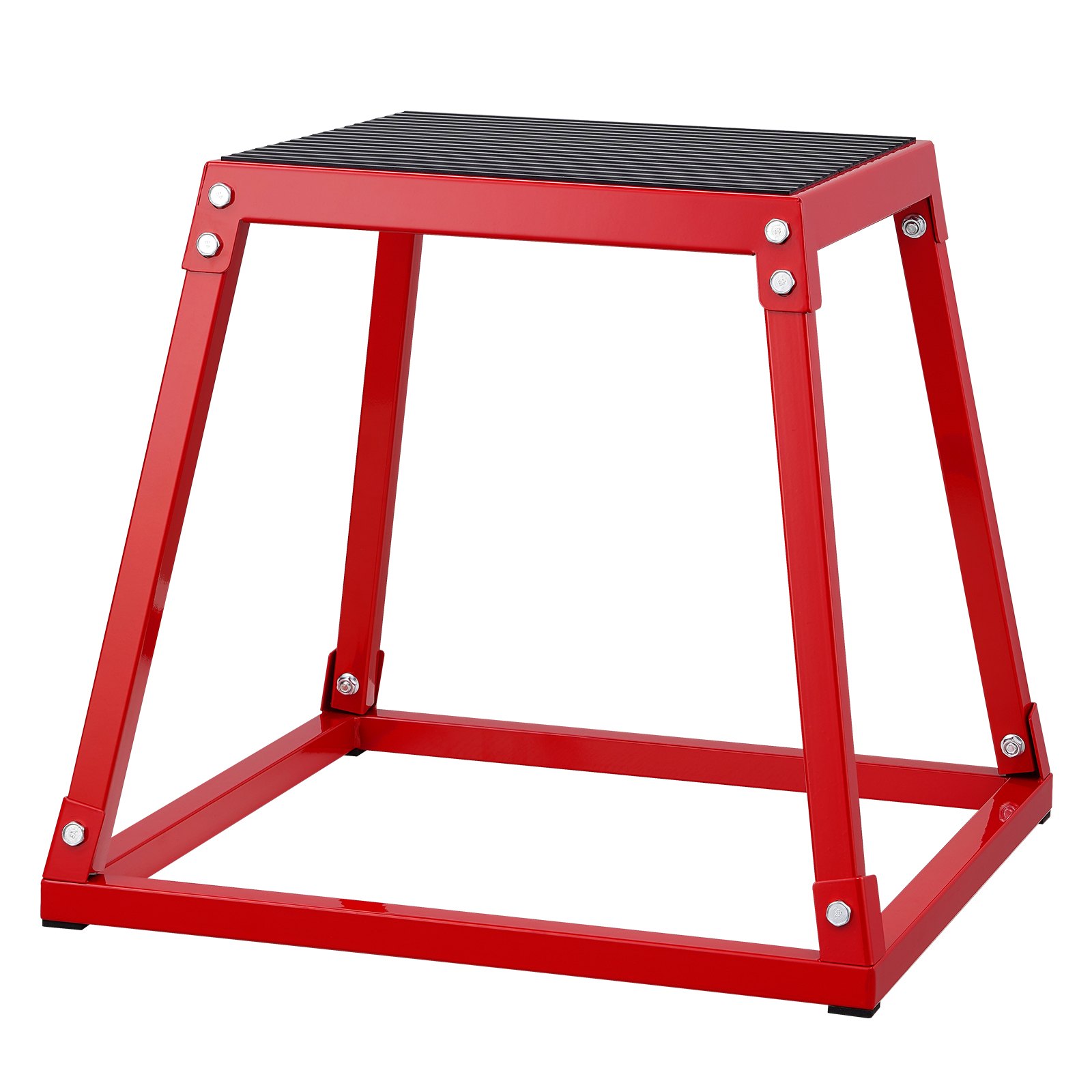 VEVOR Caja Pliométrica 513x513x458mm Plataforma Pliométrica Antideslizante Carga 227kg Caja de Salto Entrenamiento de Fuerza Fitness para Entrenamiento Pliométrico Flexiones Sentadillas Gimnasio Hogar