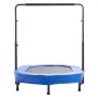 VEVOR Kids Trampoline Indoor/Outdoor Foldable Mini Trampoline with Handle, Rebounder Trampoline Garden Trampoline for Toddlers, Birthday Gift for Children 3 Years and Up for Fun, Blue