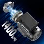 VEVOR Motor eléctrico 0.55KW 1400 rpm, AC 220~240V 4.5A, 80, marco B34, motor de compresor de aire monofásico, eje con llave de 19 mm, rotación CW/CCW para maquinaria agrícola y equipo general