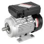 VEVOR Motor eléctrico 0.55KW 1400 rpm, AC 220~240V 4.5A, 80, marco B34, motor de compresor de aire monofásico, eje con llave de 19 mm, rotación CW/CCW para maquinaria agrícola y equipo general