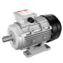 VEVOR Motor eléctrico 2.2KW 2890 rpm, AC 400V 4.7A, 90L, marco B3, motor compresor de aire trifásico, eje con llave de 24 mm, rotación CW/CCW para maquinaria agrícola y equipo general