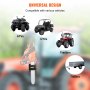 Soporte de motosierra VEVOR para vehículos todo terreno, vehículos utilitarios deportivos, tractores, remolques; compatibilidad de diseño universal.