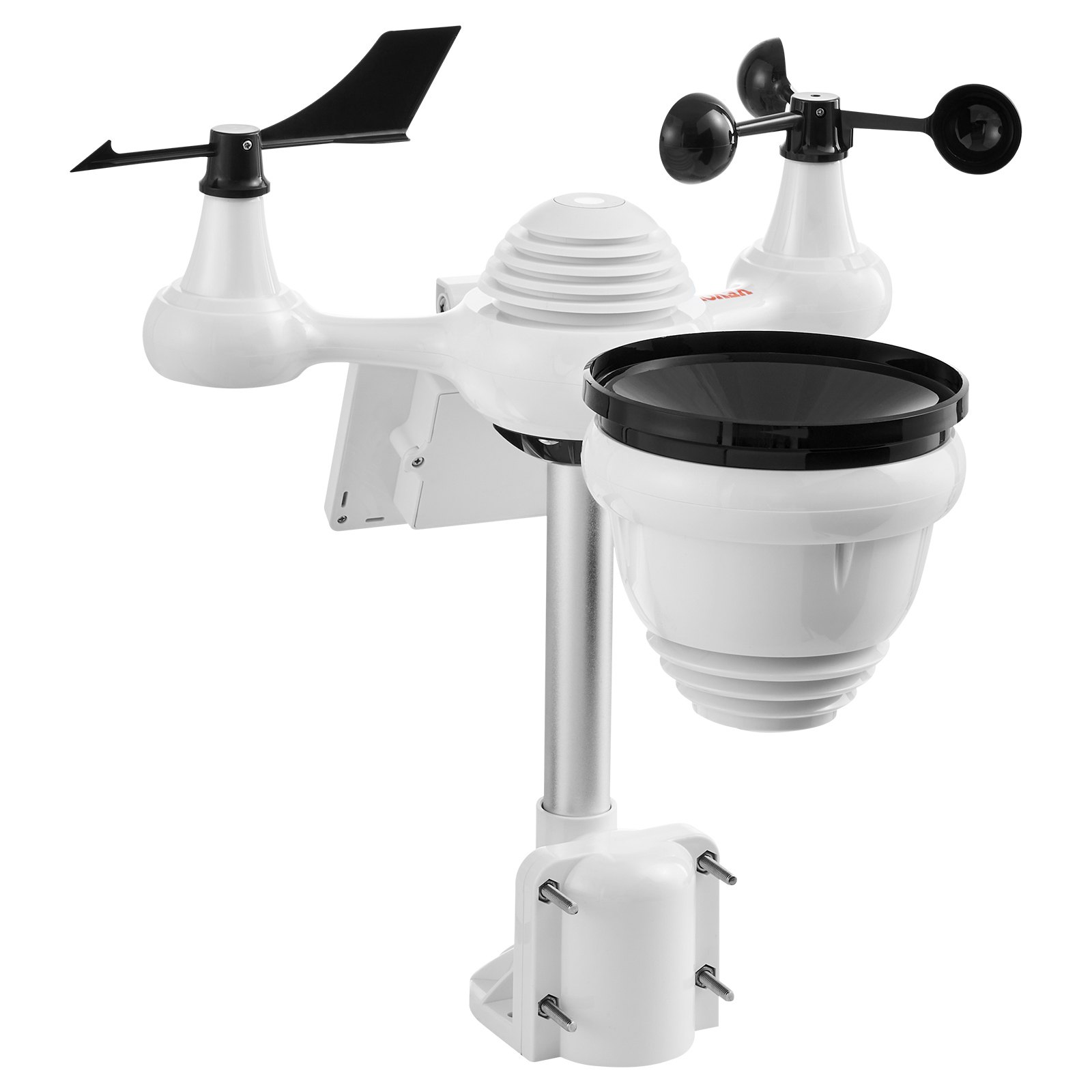VEVOR Estación Meteorológica Wifi 7 en 1 Sensor Inalámbrico con Pantalla TFT 186mm (7 in)