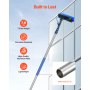 VEVOR Kit de Poste de Limpieza de Paneles Solares de 7,3 m con Mango Extensible