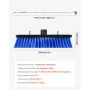VEVOR Kit de Barra de Alimentación de Agua, Barra de Limpieza Paneles Solares 11 m con Mango Extensible, Cabezal Cepillo Giratorio 180° y Manguera 20 m, para la Cubierta del Panel Solar Caravana
