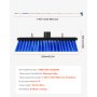 VEVOR Kit de Barra de Alimentación de Agua, Barra de Limpieza de Paneles Solares de 9 m con Mango Extensible, Cabezal de Cepillo Giratorio de 180° y Manguera de 20 m, para el Hogar y Exteriores