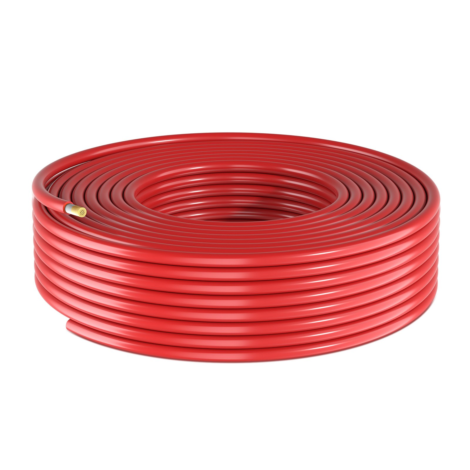 VEVOR Cable Solar 6 mm², Cable de Extensión para Paneles Solares, Rojo y Negro de 15,24 m, Cobre Estañado, IP67 Impermeable, para Instalación de Sistemas PV en Exterior Techo Caravanas Barco Marino