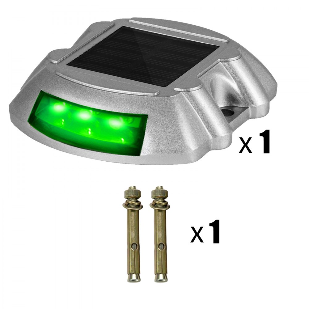 Vevor Energía Solar Led Luces De Tierra Luz De Seguridad Para Jardín Patio 1 Pcs