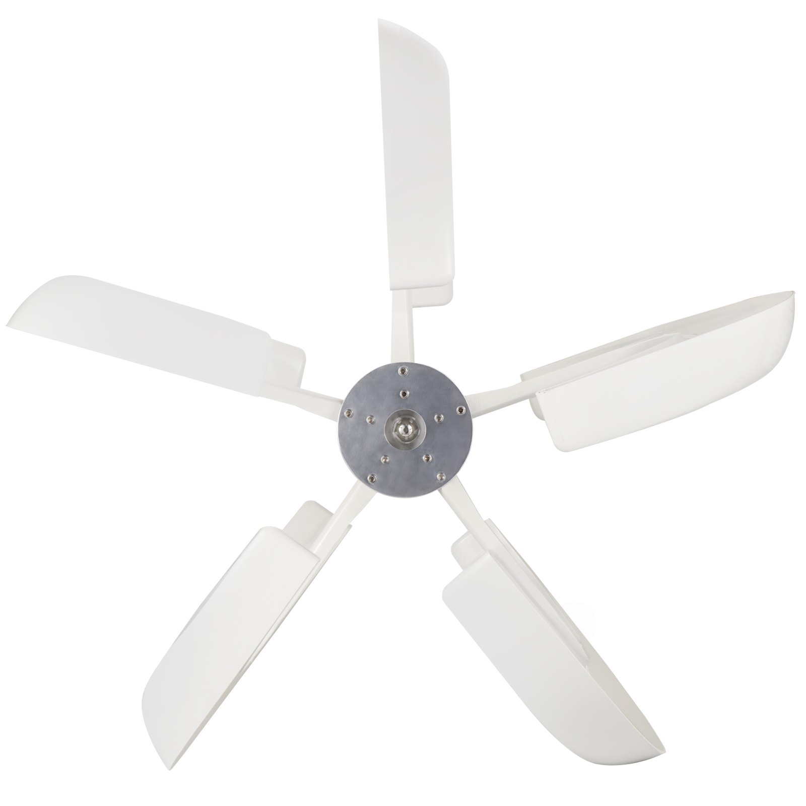 VEVOR Aerogenerador 600W 12V Generador de Turbina Eólica Linterna Blanca Generador de Viento Vertical 5 hojas