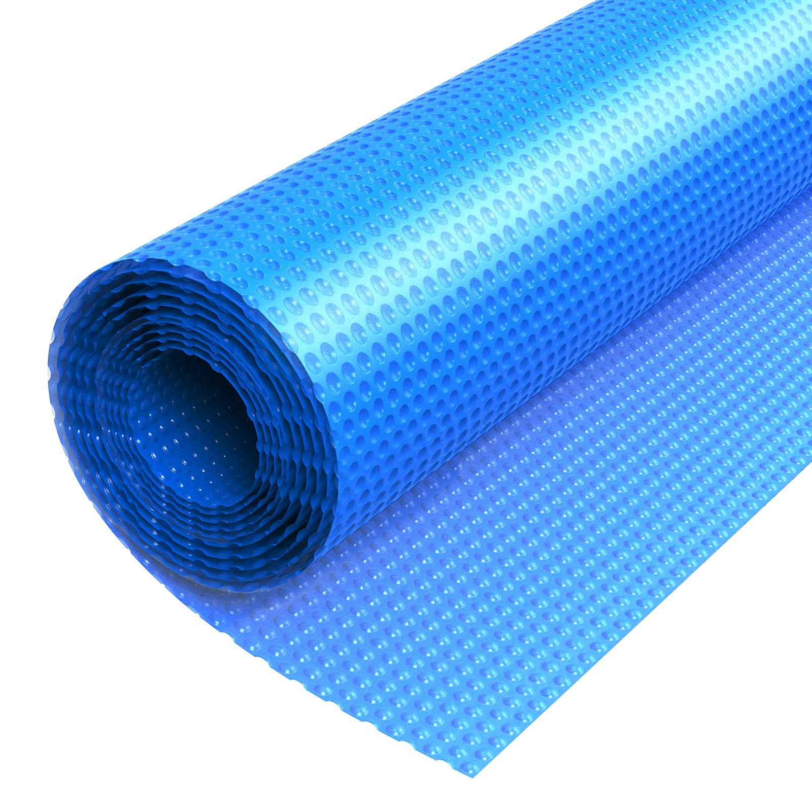 VEVOR Cubierta Solar para Piscina Rectangular, 10,97 x 4,88 m, con Material de Burbujas y PE, Absorción de Calor Durante el Día, Retención de Calor Durante la Noche, 0,3 mm de Grosor, Color Azul