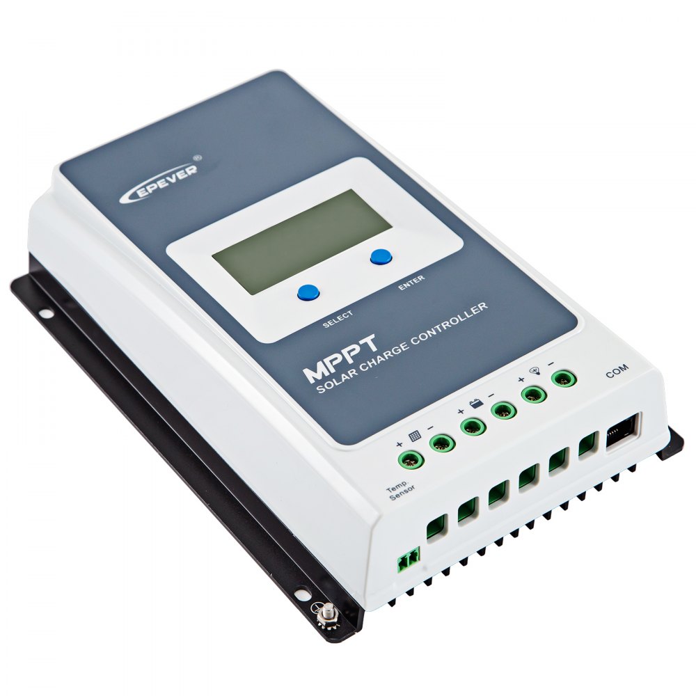Regulador Carga Solar Mpptt-2210ancontrolador De Carga De Inteligente 20amp