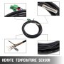VEVOR Regulador Carga Solar MPPT T-4210AN, Controlador de Carga de Inteligente 40 Amp, Regulador Solar MPPTt con Sensor de Temperatura Remoto, Regulador Carga Solar, Voltaje de Flotación 13,8 V