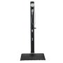 VEVOR 40L Solar Heated Shower, 205cm Showerhead Height Outdoor Shower, with Floor Kit & Handheld & Foot Faucet, Hot & Cold Water Adjust, Freestanding for Backyard Poolside Beach Pool,Black
