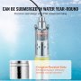 Bomba de agua solar VEVOR con clasificación de impermeabilidad IP68 y cuerpo resistente a la corrosión para inmersión durante todo el año.
