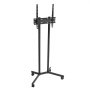 VEVOR Soporte de TV Enrollable para Televisores Planos y Curvos de 812,8-1651 mm, Soporte de TV Portátil de Altura Ajustable Capacidad de peso de 40 kg (máx. VESA 400 x 400 mm) para Sala de Estar
