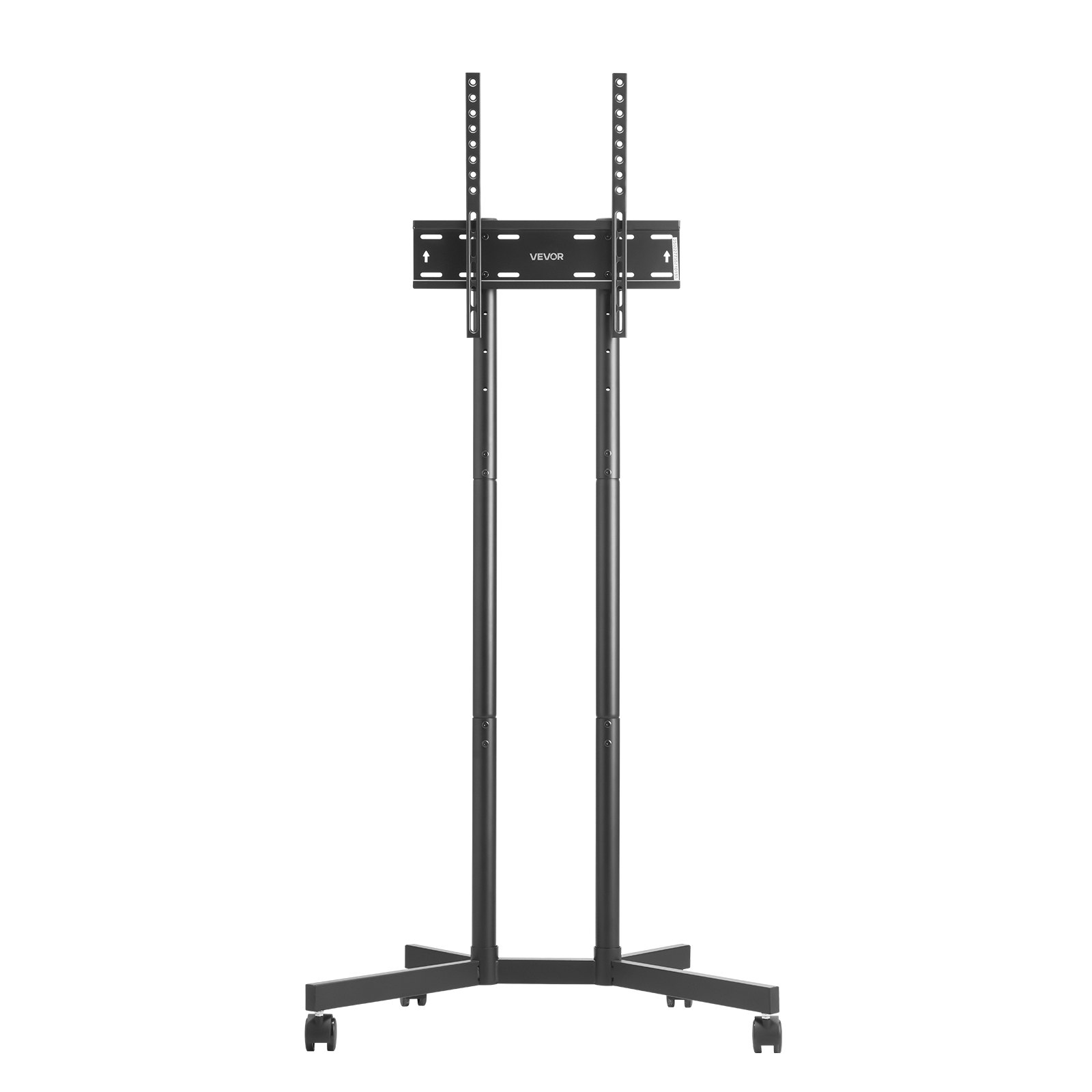 VEVOR Soporte de TV Enrollable para Televisores Planos y Curvos de 812,8-1651 mm, Soporte de TV Portátil de Altura Ajustable Capacidad de peso de 40 kg (máx. VESA 400 x 400 mm) para Sala de Estar