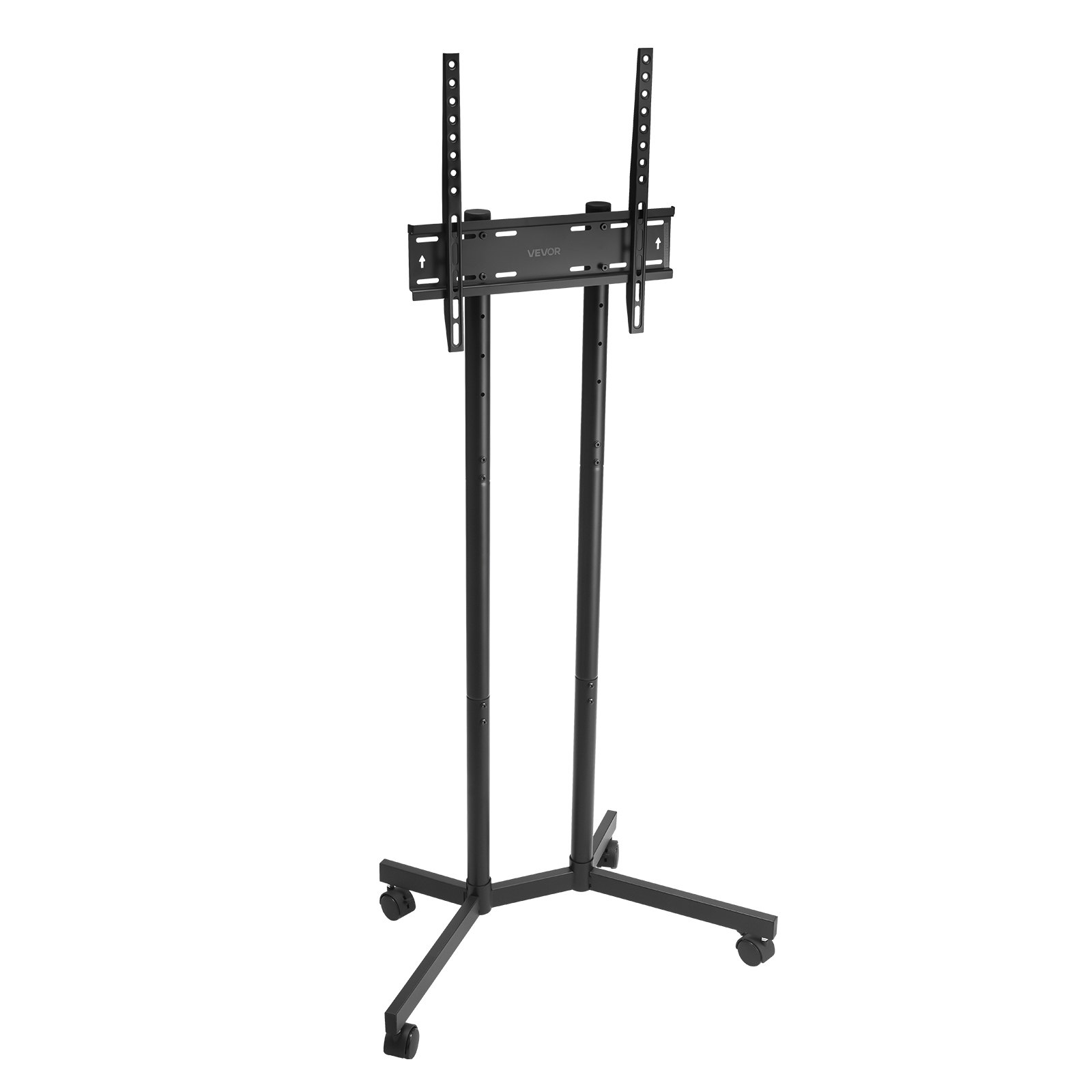 VEVOR Soporte de TV Enrollable para Televisores Planos y Curvos de 812,8-1651 mm, Soporte de TV Portátil de Altura Ajustable Capacidad de peso de 40 kg (máx. VESA 400 x 400 mm) para Sala de Estar