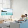 VEVOR TV Stand, Rolling TV Cart for 889-2540 mm TVs, TV Stand, TV Base up to 90 kg, TV Floor Stand with Shelf (Max. VESA 800 x 600 mm) for Living Room, Bedroom, Office