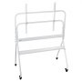 VEVOR TV Stand, Rolling TV Cart for 889-2540 mm TVs, TV Stand, TV Base up to 90 kg, TV Floor Stand with Shelf (Max. VESA 800 x 600 mm) for Living Room, Bedroom, Office