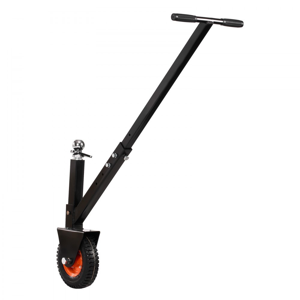 VEVOR Plataforma Rodante para Remolque, Capacidad de Peso de 136 kg, Carrito de Ajustable en Altura de 420 y 560 mm, con Bolas de 47,6 mm y 50,8 mm, Neumático de Goma para Mover un Remolque RV