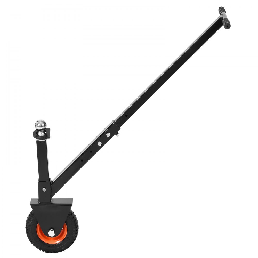 VEVOR Plataforma Rodante para Remolque, Capacidad de Peso de 136 kg, Carrito de Ajustable en Altura de 420 y 560 mm, con Bolas de 47,6 mm y 50,8 mm, Neumático de Goma para Mover un Remolque RV