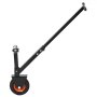 VEVOR Trailer Maneuvering Aid, 136kg Vertical Load Capacity, 42 & 56cm Height Adjustable Trailer Trolley, with 47.6 & 50.8mm Balls, 8.5 Inch Pneumatic Rubber Tire, for Moving Motorhome Trailers