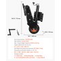 VEVOR Plataforma Rodante para Remolque, Capacidad de Peso de 227 kg, Carrito para Mover Remolques Ajustable en Altura de 330 - 590 mm, Neumático de Goma, Accionamiento Manual o Eléctrico con Llave