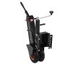VEVOR Plataforma Rodante para Remolque, Capacidad de Peso de 227 kg, Carrito para Mover Remolques Ajustable en Altura de 330 - 590 mm, Neumático de Goma, Accionamiento Manual o Eléctrico con Llave