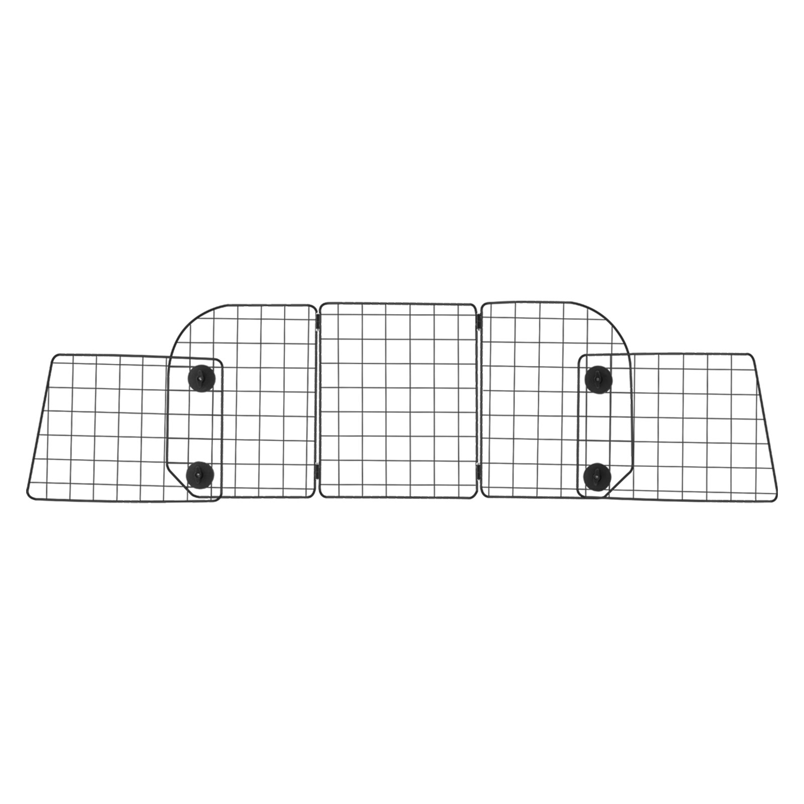 VEVOR Dog Car Barrier Adjustable Divider Dog Guard (972 x 408 mm) Car Safety Barrier for Back Seats, Wire Mesh Pet Barrier, Universal Fit Car Barrier for SUVs and Trucks